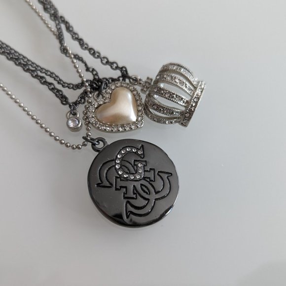 Guess Multi-Chain Necklace - Picture 5 of 7